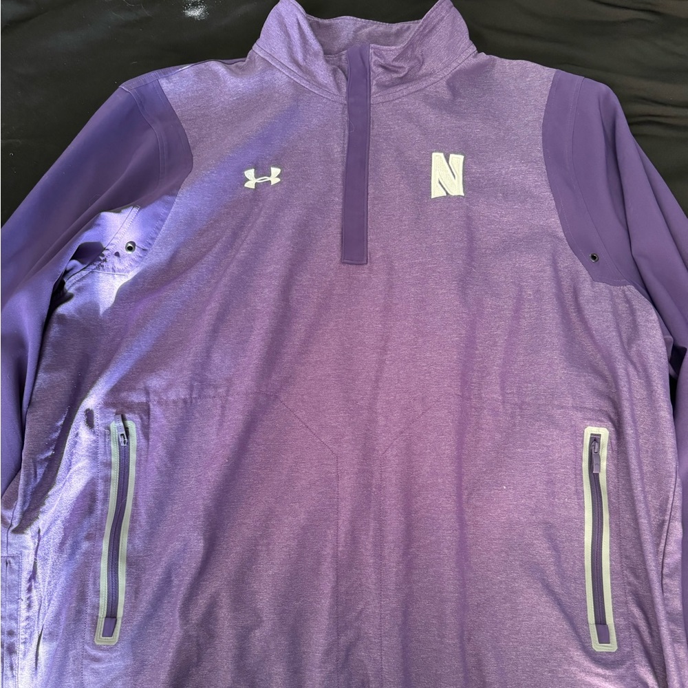 Northwestern team issued Under Armour 1/4 zip pullover